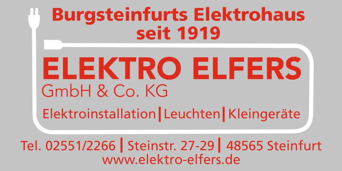 Banner Elektro Elfers 2000 x 1000 mm